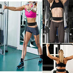 Waist Belt Neoprene Padded Gym Pulley Strap with Rings for Cable Machines Fitness Exercise Speed Agility Resistance Training