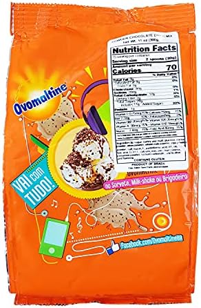 OVOMALTINE Flocos Crocantes - Crispy Flaky Chocolate Powder Drink Mix (3 Pack, Total of 33oz)