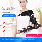 Electric Elbow Rehabilitation Device, Hinged Elbow Support Arm Exerciser for Stroke Hemiplegia Patients (Left Arm)