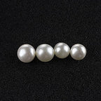 150Pcs 10mm Round Sewing Pearl Buttons Mushroom Buttons for Clothing Dress Accessories Garment Decorative DIY Crafts Tools(0.39inch,Beige)