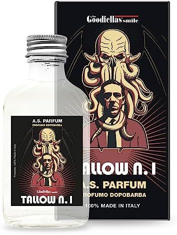 The Goodfellas' smile, Tallow N.1 (Floral & Wood) Aftershave Lotion, Refreshes & Tones, 100ml, Made in Italy