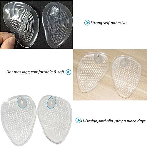 6 Pairs Flip Flop Pads, Gel Cushion for Heels, Sandals, Slippers