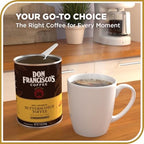 Don Francisco's Butterscotch Toffee Ground Flavored Coffee: Rich 100% Arabica Beans with Sweet Buttery Aroma - Family-Crafted for Delightful Mornings (3 x 12 oz Cans)