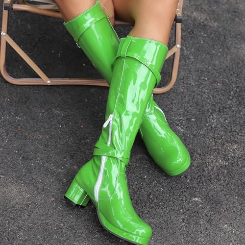 Women Fashion Slim 70s GoGo Knee High Boots
