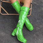 Women Fashion Slim 70s GoGo Knee High Boots