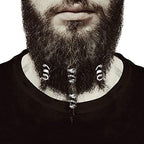 4 PCS Viking Dragon and Snake Alloy Beard Beads Hair Dreadlocks Beads for men Beard Bead Coils