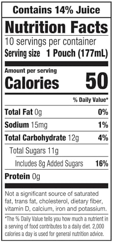 Capri Sun Pacific Cooler Mixed Fruit Flavored Juice Drink Blend, 10 ct Box, 6 fl oz Pouches