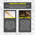 SE Antimagnetic Brass Tweezers Watchmakers Precision Repair Tool #AA - AA-BRASS