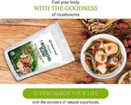 Z Natural Foods Organic 7 Sacred Mushrooms Blend - Lion’s Mane, Cordyceps, Chaga, Red Reishi, Shiitake, Maitake - Organic Mushroom Powder for Coffee, Smoothies, 1 lb