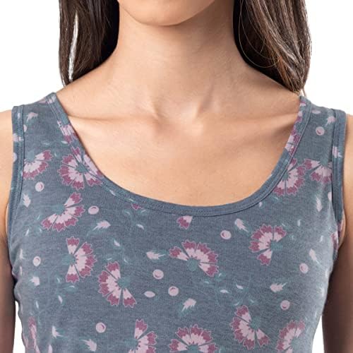 Fruit of the Loom womens Breathable Tank Top, Pant, and Cardigan Sleep Set