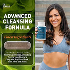 Dr. Tobias Colon Cleanse - Constipation Relief & Gut Health Support for Women & Men | 14 Day Colon Cleanser for a Gentle Colon Detox & Gut Flush - 28 Capsules (1-2 Daily)