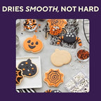 Wilton Cookie Icing, Ready-to-Use Fast-Drying Squeeze Bottle Icing for Decorating Sugar Cookies & Gingerbread, 9 oz, Black