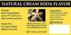 Bakto Flavors Natural Cream Soda Flavor, 4 Fluid Ounces