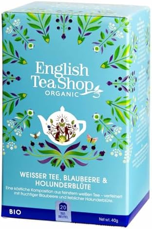 English Tea Shop - White Tea Blueberry & Elderflower - 30g