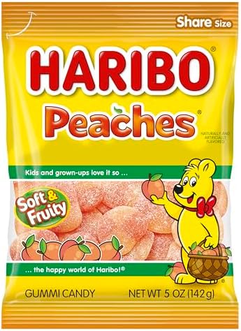 Haribo, Peaches, 5 oz