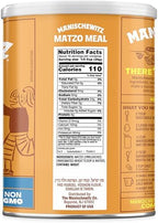 Manischewitz Matzo Meal Canister, 16 Ounce, Great for Breading & for Matzo Ball Mixes (Not for Passover Use)