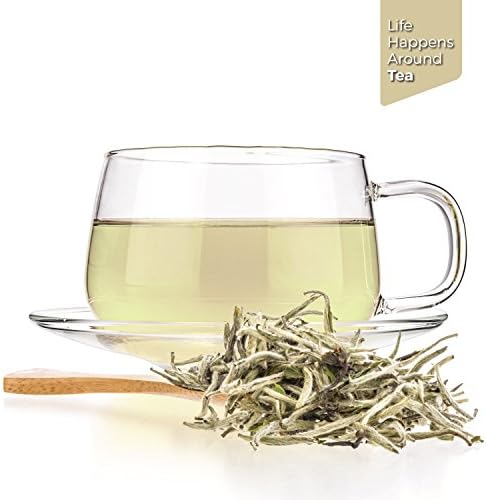 Tealyra - Premium White Silver Needle Tea - Bai Hao Yinzhen - Organically Grown in Fujian China - Superior Chinese Silver Tip White Tea - Loose Leaf Tea - Caffeine Level Low - 110g (4-ounce)