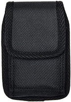 New Large Size Nylon Pouch (Belt Clip) for Freestyle Libre 3 & Freestyle Libre 2 with Cover (Case) On (V2L-Black)