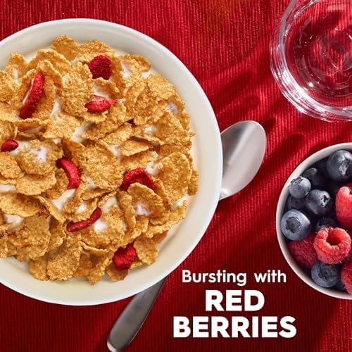 Kellogg's Special K Red Berries Breakfast Cereal,Good Source of Fiber,Giant Size,19.2 oz,(Pack of 2)