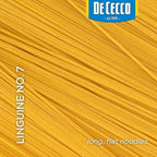 De Cecco Linguine No. 7 Pasta, 16 Oz, Authentic, Slow Dried, Made with Durum Wheat, Versatile Pasta for Sauces & Recipes, Made in Italy