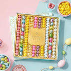 Easter Chocolate Gift Baskets, Candy Gourmet Gifts, Chocolate Easter Eggs, Unique Food Treat Ideas for Him, Her, Men, Women, 10 Flavors, 100+ Pieces of Chocolate Candy | Bonnie & Pop