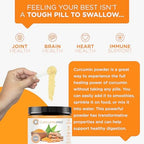 curcuminpro Complete Curcumin Bulk Powder | BioSoluble Organic Turmeric Curcumin Supplement | Natural Wellness Support | 90 Grams