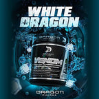 DRAGON PHARMA Venom Extreme Potency Pre-Workout, Laser Sharp Focus + Energy, Intense Performance, Proven Ingredients for Enhanced Vasodilation & Endurance (40 Servings, White Dragon)