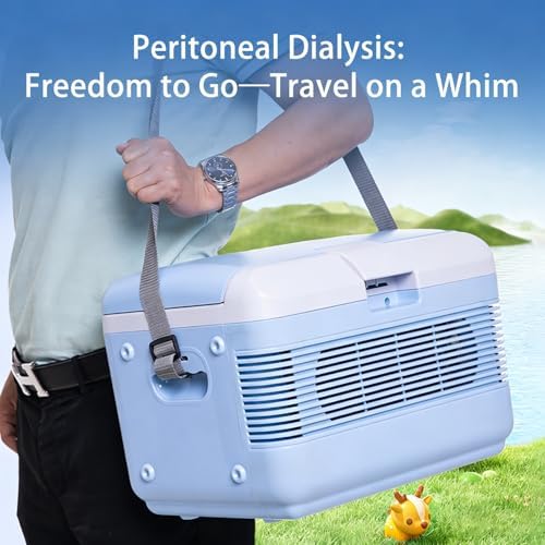 Peritoneal Dialysis Fluid Heating Incubator, Portable Warm Fluid Box, One-Touch Constant Temp, Low Noise, Fast Heating, 15L Large Capacity, Holds Up to 3 Dialysis Fluid Bags