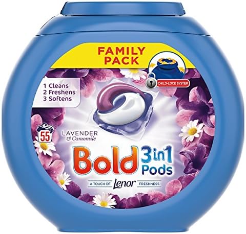 Bold 3-In-1 Pearls Lavendar & Camomile (55 Piece)