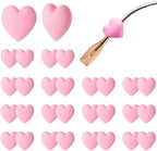 15 Pairs Silicone Eyeglasses Retainer, Eyewear Ear Grip Ear Hooks Anti-Slip Holder Eyeglasses Stoppers Temple Tips For Eyeglasses, Sunglasses, Reading Glasses (Pink LOVE)