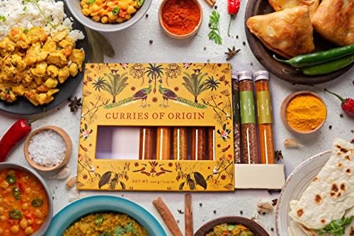 eat.art Curries of Origin, 8 Pack | Gift Set for all Occasions | Gift for Men | Gift for Women | Spice Blends for Perfect made at home unique Curry Dishes