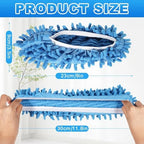 Mop Slippers Shoes 5 Pairs (10 Pieces) Reusable Microfiber Cleaning Slippers for Floor Cleaning Washable Dust Mop Shoe Covers for Hardwood Tile House Kitchen Office Cleaning