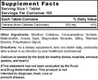 Nature's Blend Pure Calcium Carbonate 600 mg 100 Tabs (1684)