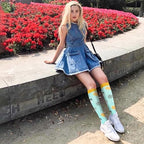 Junely Compression Socks for Women Knee High Stockings for Running Athletic Nurses Work Support Travel Flight Sports Gifts