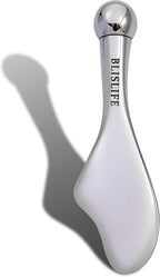 Mini Eye Care Stick, Facial Roller to Eliminate Eye Puffiness, Lighten Wrinkles, Gua Sha Beauty Skin Care Tool, On-The-go Facial Care Massager for Women (Zinc Alloy)