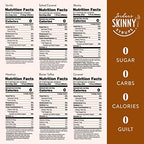 Jordan's Skinny Mixes Sugar Free Coffee Syrup, 6 Sampler Variety Pack Coffee Flavoring Syrup, Zero Calorie Drink Mix, Lattes, Baking, Protein Shake or Cocktail, Dairy & Gluten Free, Kosher, 25.4 Fl Oz