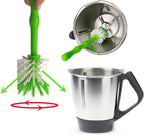 Blade Knife Cleaner Bowl Pot Washing Tool Cleaning Scrubbing Brush Ideal for Thermomix TM5/for Thermomix TM6/for Thermomix TM31 Food Mixer Monsieur Cuisine (Bowl Cleaning Brush)