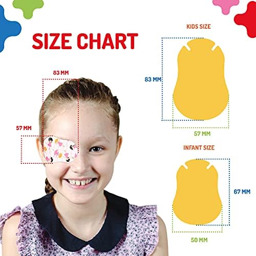 Opthopatch Eye Patches for Kids - Extra Sensitive Adhesive - Girls' Design [Series II] - 70 Count + 2 Reward Charts