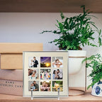 POPETPOP 2pcs Metal Photo Easel Stand for Displaying Plates Artwork and Books Lightweight Design for Kitchen Living Room and Sturdy Plate Holder for Photos
