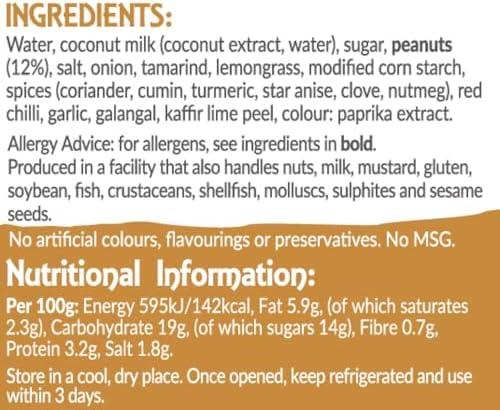 Thai Taste Satay Peanut Sauce (200g)