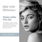 Shape Setter Flex Styling Gel – Natural, Lightweight Styling Gel for All Hair Types, Defines Curls & Blocks Humidity, With Certified Organic Seed Oils, Clean Beauty, Vegan, 5 oz