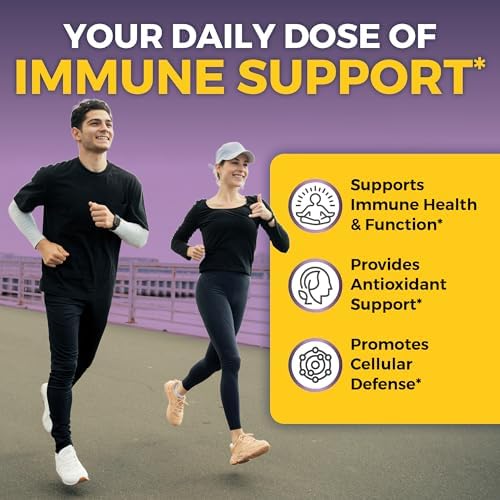Viva Naturals Elderberry with Vitamin C and Zinc (120 Capsules) - 1000mg Sambucus Elderberry Immune Support Supplement, Black Elderberry Capsules for Adults, Elderberry Vitamins - 2 Months Supply