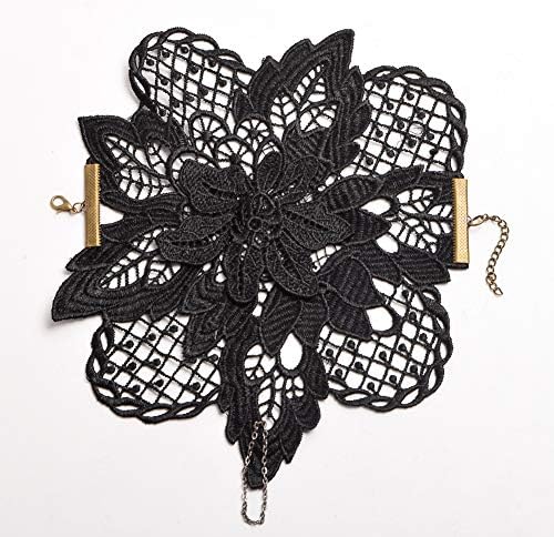 BLESSUME Steampunk Lace Cuff Bracelet