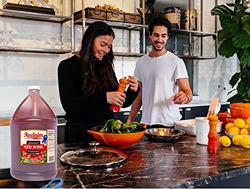 Acclaim Gourmet Red Wine Vinegar, 128 Ounces (1 Gallon) - 5% Acidity