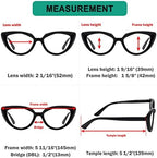 Eyekepper 5-pack Reading Glasses For Women Cat Eye Readers