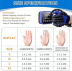 (Left&Right), Rehabilitation Gloves for Finger and Hand Function Rehab Equipment, Hand Paralysis Hemiplegia Treatment Stroke Recovery Product, Electric Robotic Gloves for Stroke Patients.
