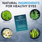 NOVEHA 60Pcs Allergy Relief Eyelid Wipes | Pre-moistened Hypoallergenic Eye Cleansing Pads, Reduce Itchiness, Redness & Discomfort Caused By Allergy, Clean, Soothe & Remove Debris (1 Pack)