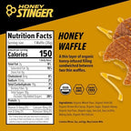 Honey Stinger Organic Honey Waffle, Energy Stroopwafel for Exercise, Endurance and Performance, Sports Nutrition for Home & Gym, Pre and Post Workout, 16.96 Ounces (Pack of 16)
