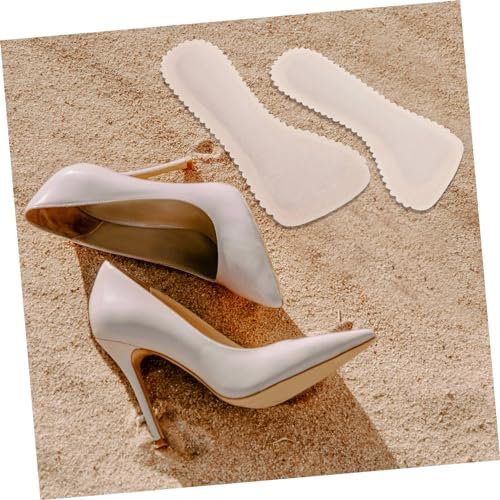 minkissy 4pairs Cork Insoles for High Heels and Sandals Self-Adhesive Comfort Pads Breathable Foot Cushions for Women for Everyday Activities