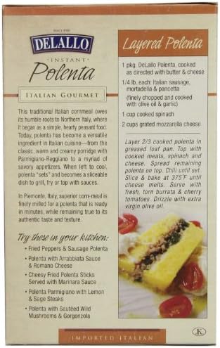DeLallo Instant Polenta, 9.2-Ounce Units (Pack of 12)